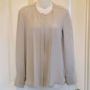 Theory Edera Silk Georgette Blouse